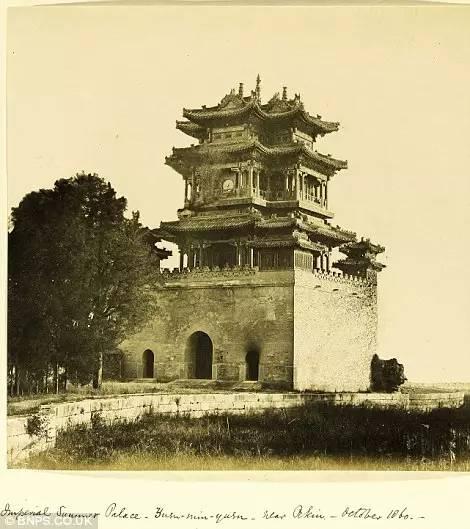 英國首次曝光圓明園被燒毀前的照片,轟動世界