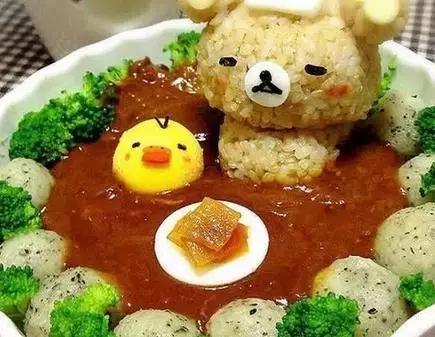 媽媽把飯做成這樣，哪裡還捨得吃啊！