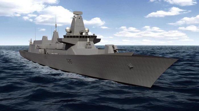 組圖：英國下一代隱形護衛艦很科幻