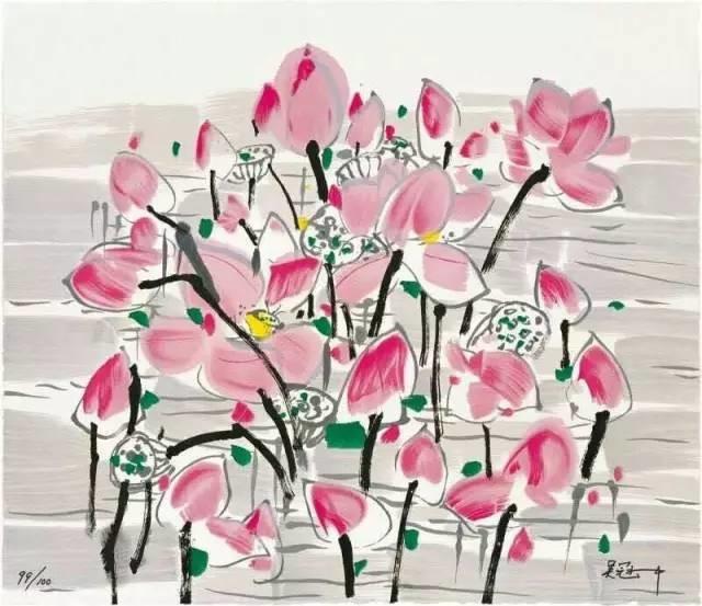 吳冠中限量版畫