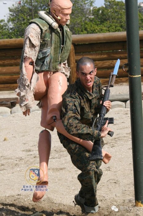 美軍陸戰隊垂青刺刀戰，看重的是巨大的心理暗示作用