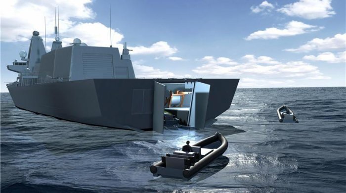 組圖：英國下一代隱形護衛艦很科幻