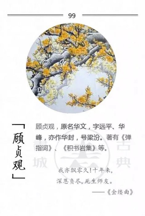 100位詩詞大家，他們的字型大小你都知道嗎？附一人一經典名句