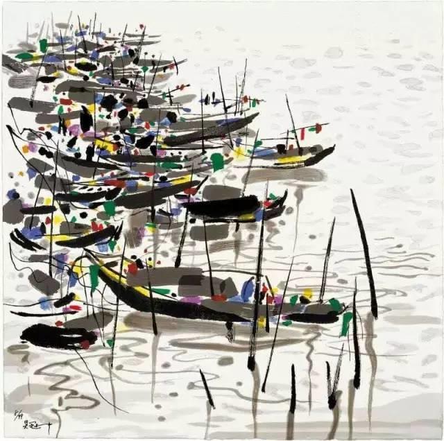 吳冠中限量版畫