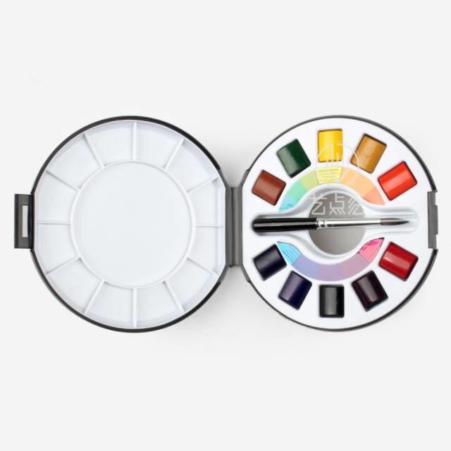 全球固體水彩顏料大全，畫水彩必看