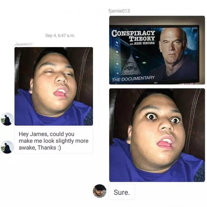 這年頭愛作妖的人都學會了PS……