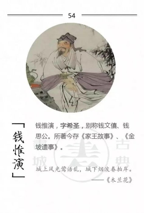 100位詩詞大家，他們的字型大小你都知道嗎？附一人一經典名句