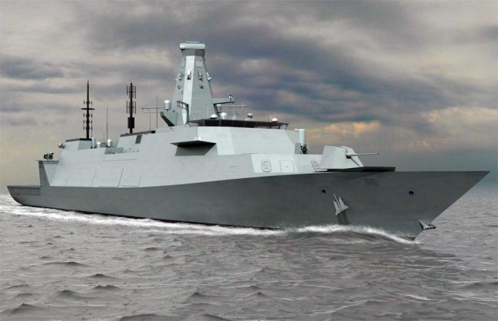 組圖：英國下一代隱形護衛艦很科幻