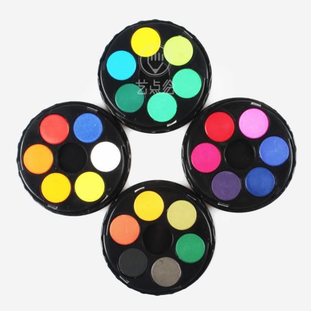 全球固體水彩顏料大全，畫水彩必看