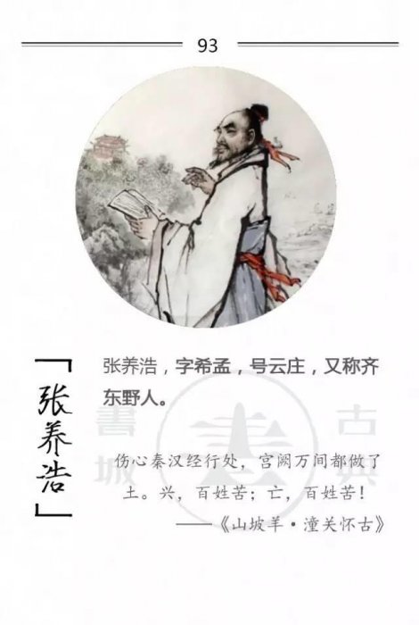 100位詩詞大家，他們的字型大小你都知道嗎？附一人一經典名句