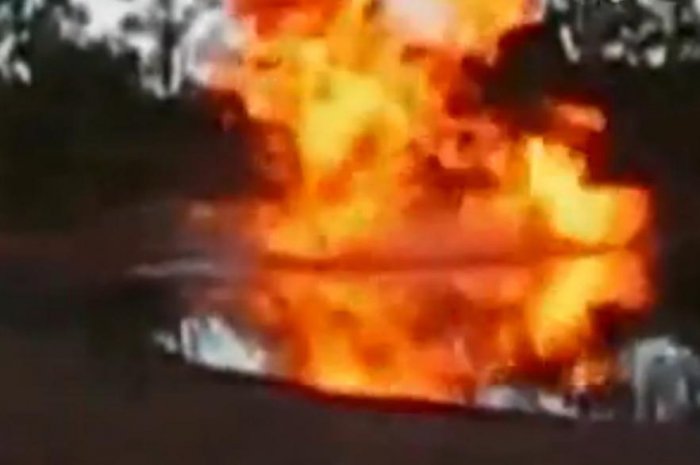 國外男子使用煤氣罐炸魚，接下來一幕超出想像！