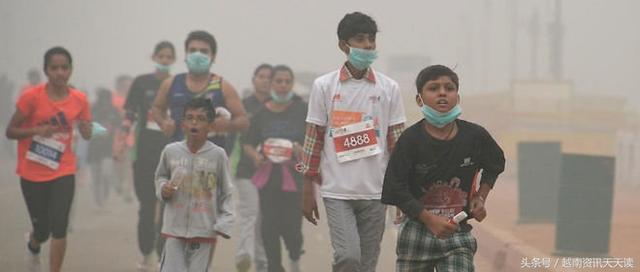 印度空氣污染嚴重，學校停課3天，工地停工5天