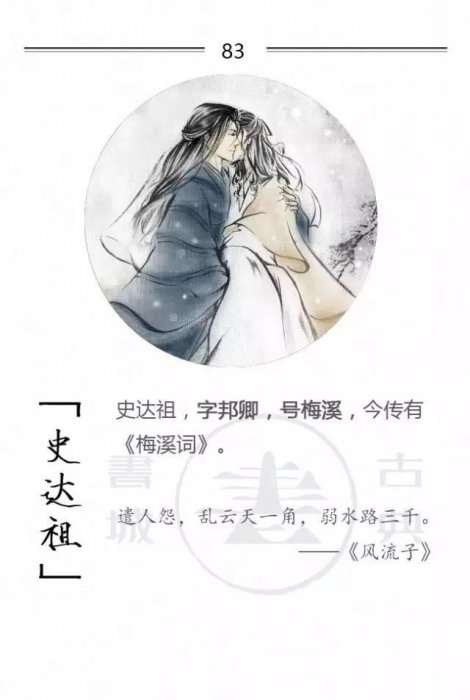 100位詩詞大家，他們的字型大小你都知道嗎？附一人一經典名句