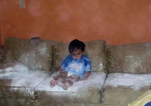 能讓父母瘋掉的熊孩子，看到第三張，很多人崩潰了！