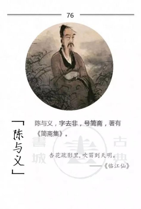 100位詩詞大家，他們的字型大小你都知道嗎？附一人一經典名句