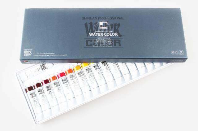 全球固體水彩顏料大全，畫水彩必看