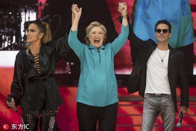 美國大選比拼人脈 希拉里後援團眾名流星光熠熠完勝特朗普