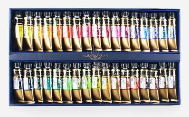 全球固體水彩顏料大全，畫水彩必看