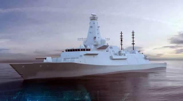 組圖：英國下一代隱形護衛艦很科幻