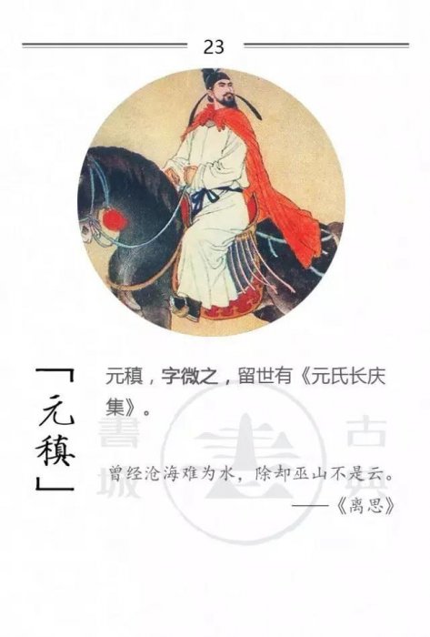 100位詩詞大家，他們的字型大小你都知道嗎？附一人一經典名句