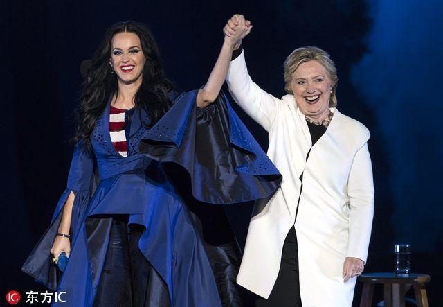美國大選比拼人脈 希拉里後援團眾名流星光熠熠完勝特朗普