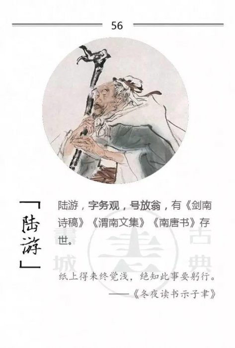 100位詩詞大家，他們的字型大小你都知道嗎？附一人一經典名句