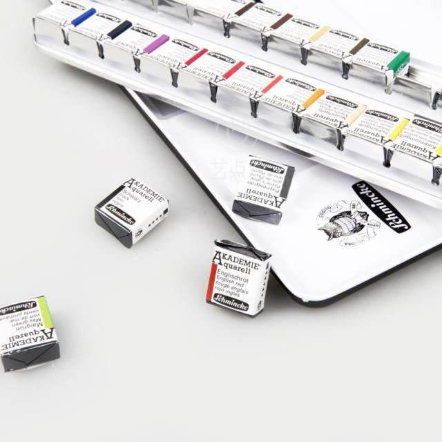 全球固體水彩顏料大全，畫水彩必看