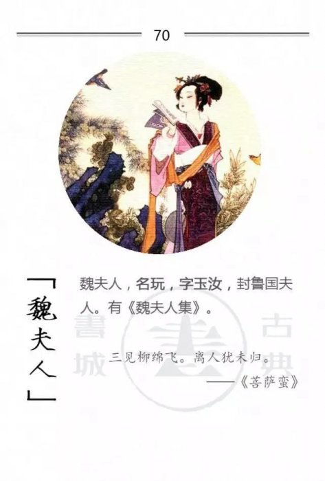 100位詩詞大家，他們的字型大小你都知道嗎？附一人一經典名句