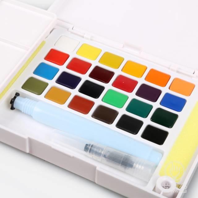 全球固體水彩顏料大全，畫水彩必看