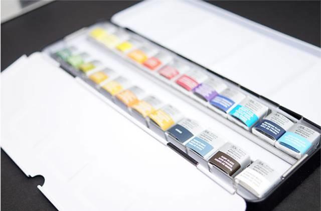 全球固體水彩顏料大全，畫水彩必看