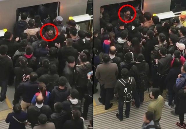 我要下車！大叔搭地鐵到站衝下車...「13秒回原位」！網笑翻：完美詮釋地鐵日常！(片)