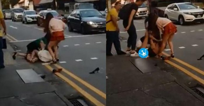 別惹越南妹… 街頭互毆 「裙太短遮不住___晃出來」！路人勸架:狂流鼻血(圖+影)