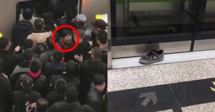 我要下車！大叔搭地鐵到站衝下車...「13秒回原位」！網笑翻：完美詮釋地鐵日常！(片)