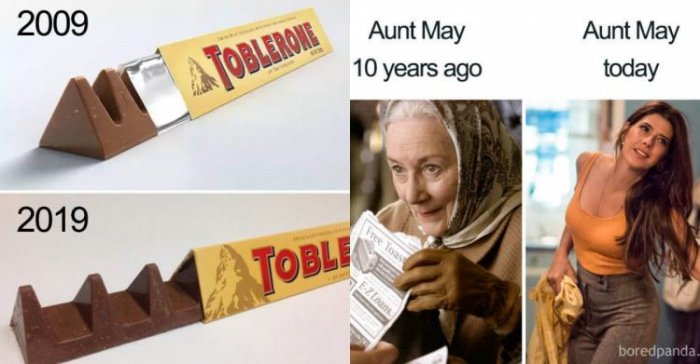 史上最靠北10年挑戰！「三角巧克力偷縮水」、「梅姨逆生長變超辣！」...網笑翻！