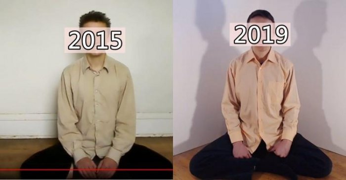 奇怪阿兜仔「連續笑著打坐四小時」超過百萬人整整看他五年...這笑容在紅什麼?(影)