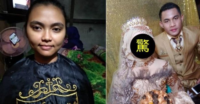 這名黑肉底新娘堅持扮芭比娃娃… 完妝後「超扯成果」大家都認不出：新郎傻眼！