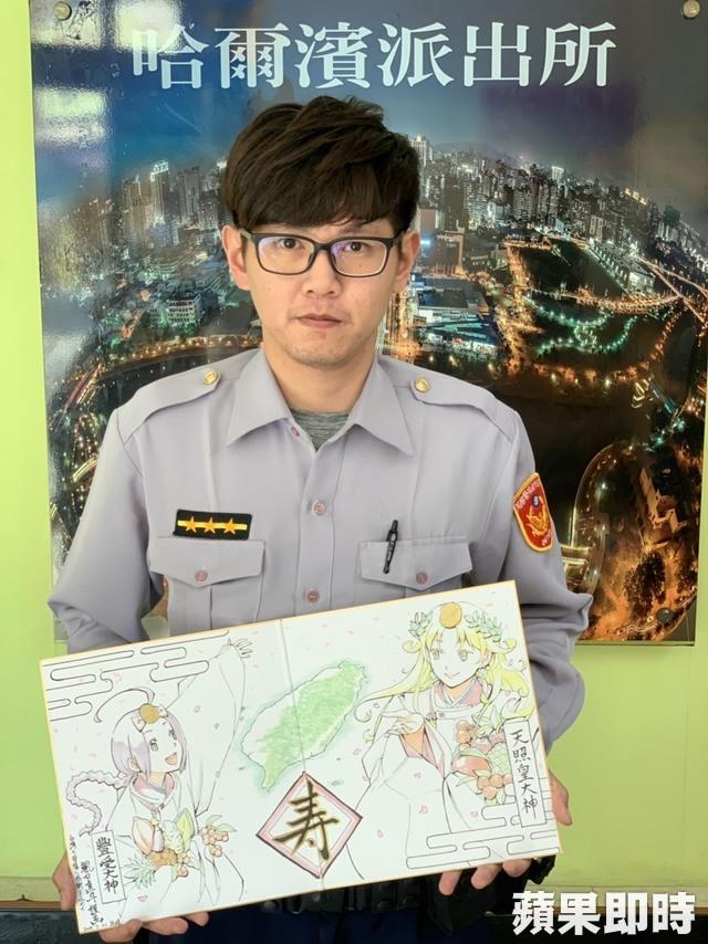 幸運！手繪圖答謝警幫找錢包　他竟是日籍漫畫家颯田直斗