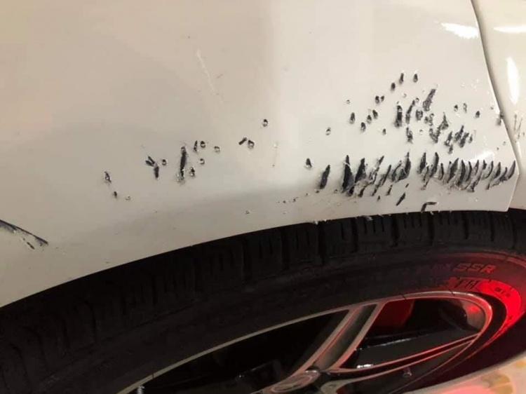 遇到金鋼狼?百萬平治全破洞…車主曝光兇手「越想越賭爛」網驚:密集恐懼發作