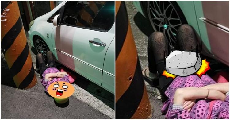 黑絲女躺路邊...鄉民在線等「應該怎麼處理她?」放大薄透短褲 網驚喊:抱緊處理啊!