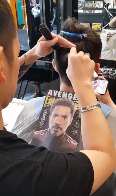 太狂!客人指定要剪「鋼鐵人的頭」去看復仇者 最後一抬頭… 成品長這樣 網瞬間看傻!