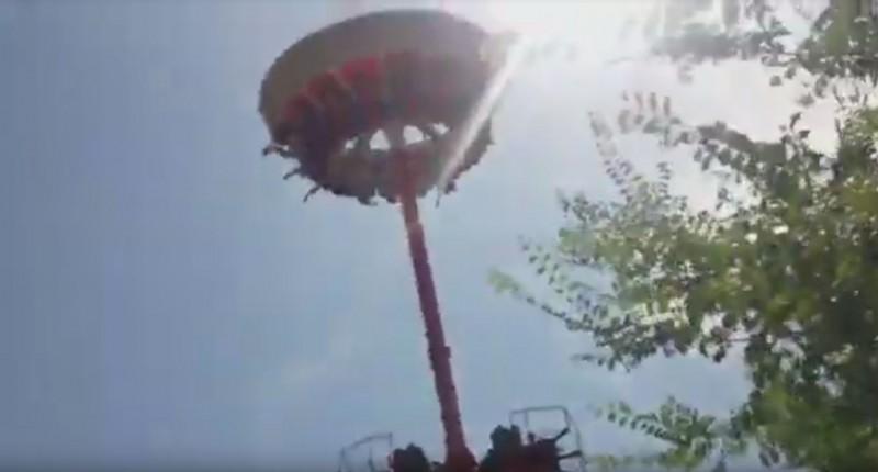 恐怖！360度大旋轉設施突斷裂 遊客直墜地1少女身亡