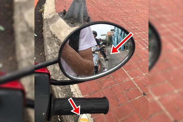 桃園騎士等紅燈…後照鏡驚見「五腳蜈蚣」饋咖！　萬人讚爆：台灣人默契
