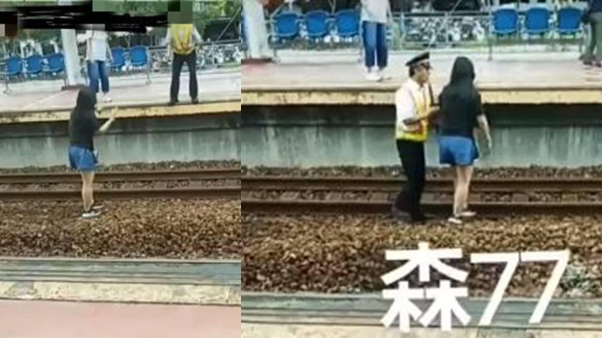 車站內爆怒失控！情侶吵架女友氣炸「秒變投石車」..驚人臂力根本人間兇器！網：快徵招