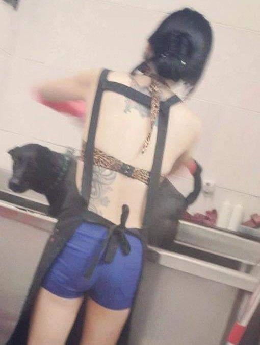 冷氣壞了怎麼上班？美容師「圍裙下只有兩條...」狗狗視角大好！求正面：單身狗洗嗎？