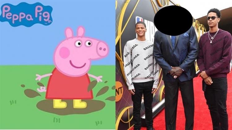 佩佩豬到底多高？忠實粉絲PO圖證實「根本NBA等級」超誇張！更爆一家人根本怪物！