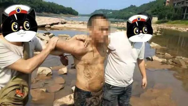 吸毒男為拒捕跟警方比「鐵人三項」!死路遇大河「直接跳河泳渡逃跑」網笑翻：飛天遁地?