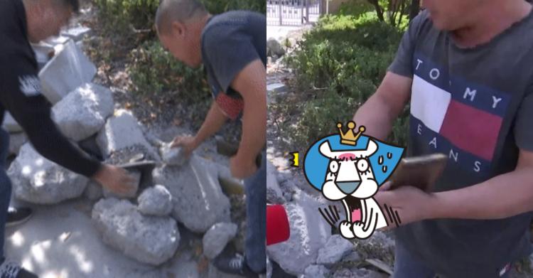 強國人真的超狂！無錫市居民「輕鬆徒手捏碎石頭」畫面超震驚…網全驚呆：在拍電影嗎？