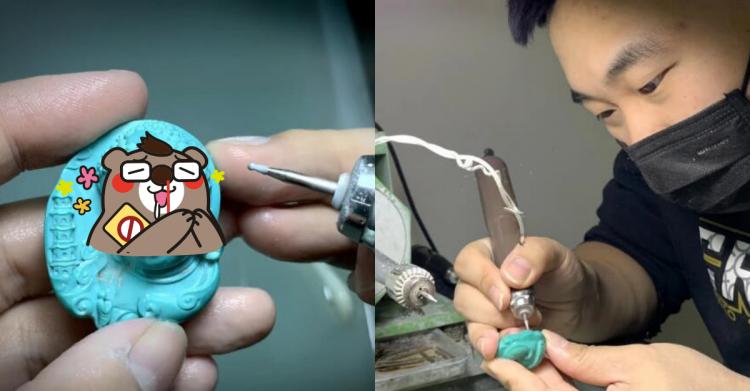 點石成金不是天方夜譚！小胖哥「苦練6年手藝」一顆小石頭可以賣7萬…秘密原來在這！