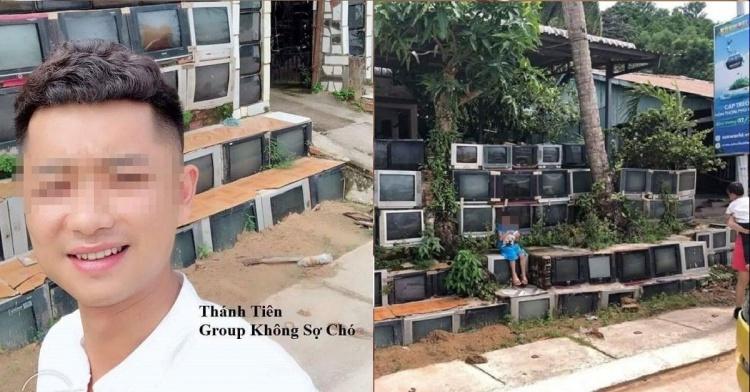 越南偏僻小村...房屋的圍欄竟然全是用「舊電視機製成」…引來專家勸說:有危害的!