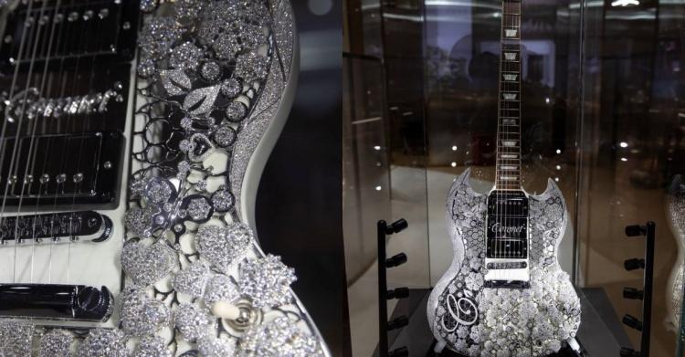 上海博覽會驚見天價吉他!超級奢華「鑲鑽400克拉鑽石」要價5千多萬!貧窮限制了想像...